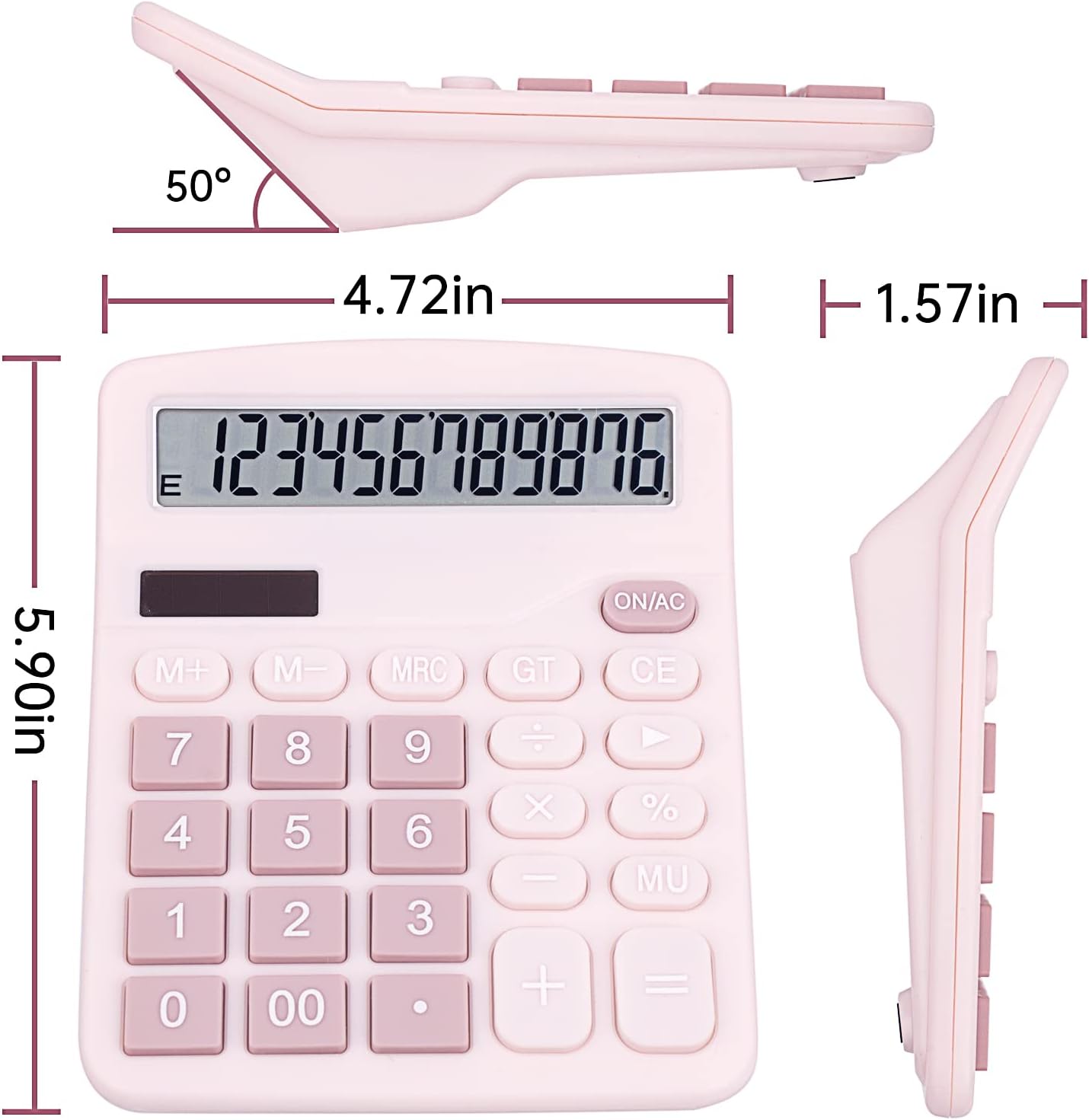 Pink Solar Calculator for Professionals