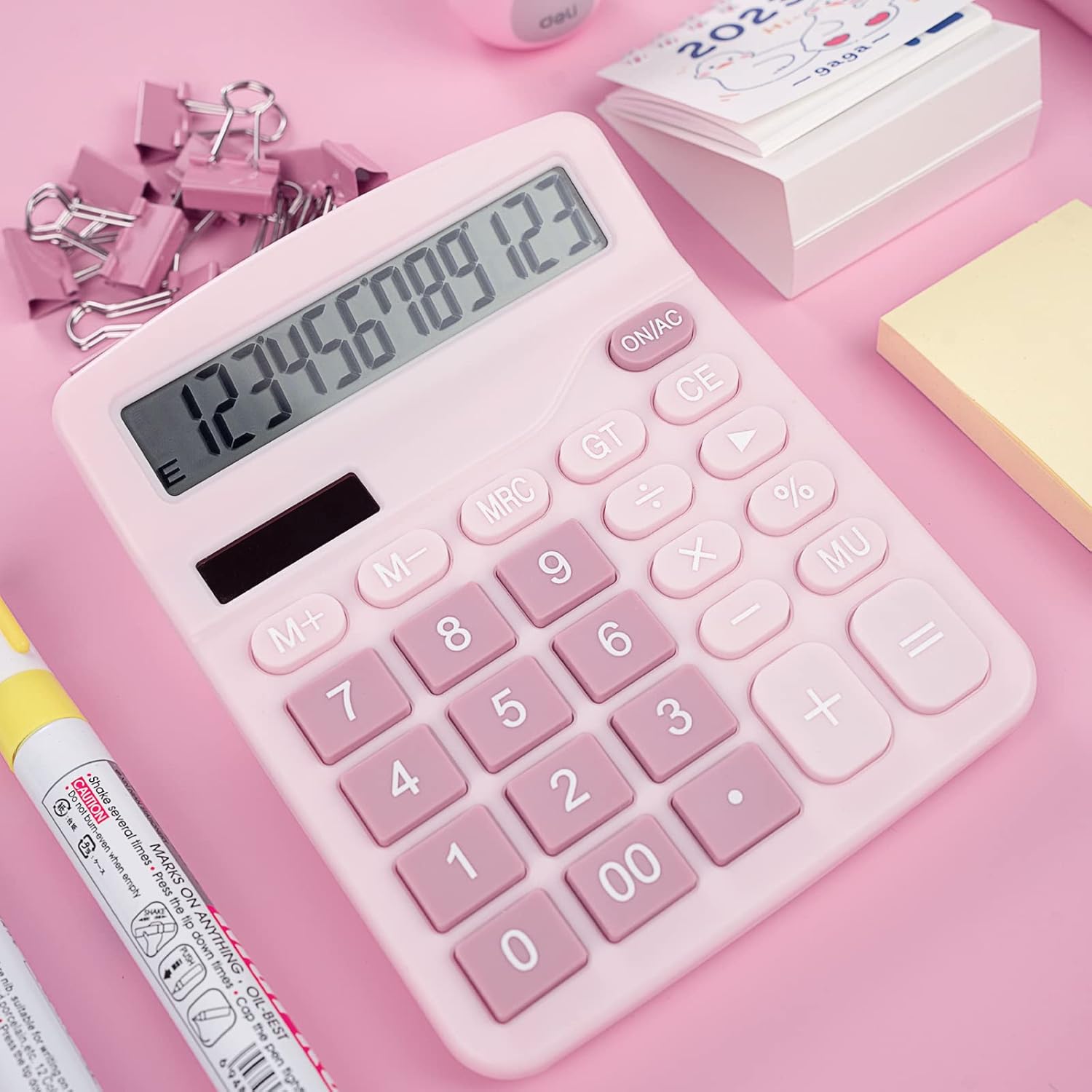 Pink Solar Calculator for Professionals