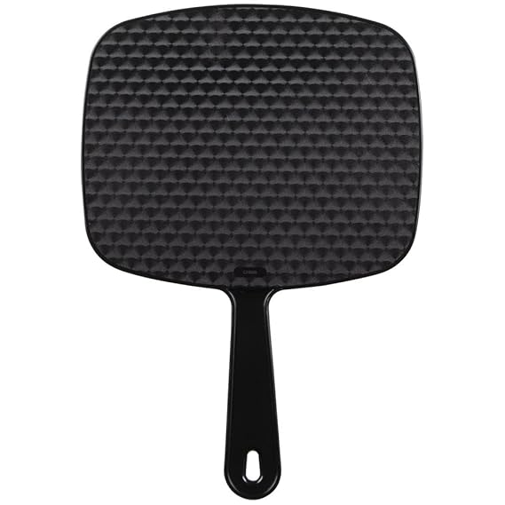 Black Large Hand Held Mirror