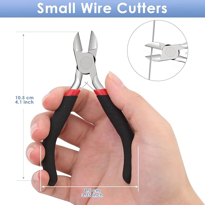 Wire Cutters, Small Side Cutters for Crafts