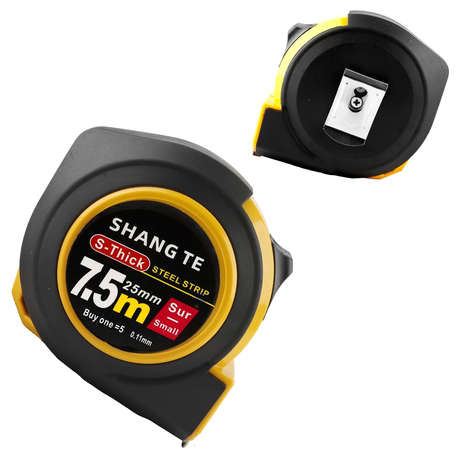 Tape Measure 25 ft, Steel Measuring Tape, Retractable