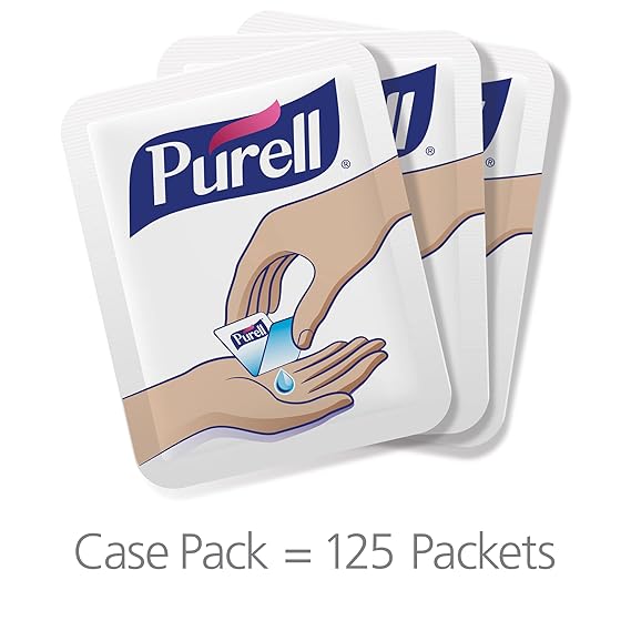 Purell Travel Hand Sanitizer Packets (125 Count)