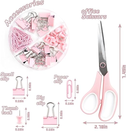 UPIHO Pink Office Kit
