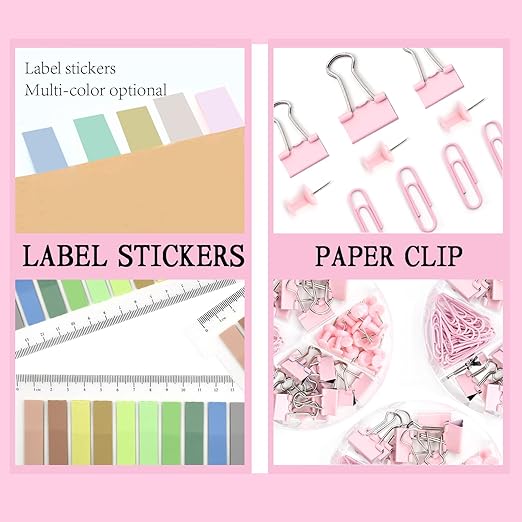 UPIHO Pink Office Kit