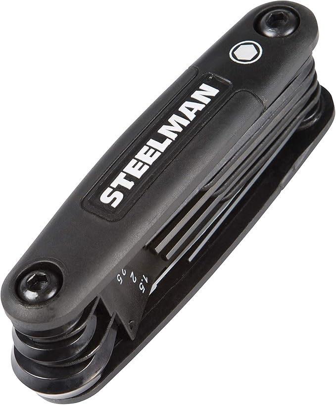 Steelman Portable Folding Hex Key Wrench Metric Multi-Tool
