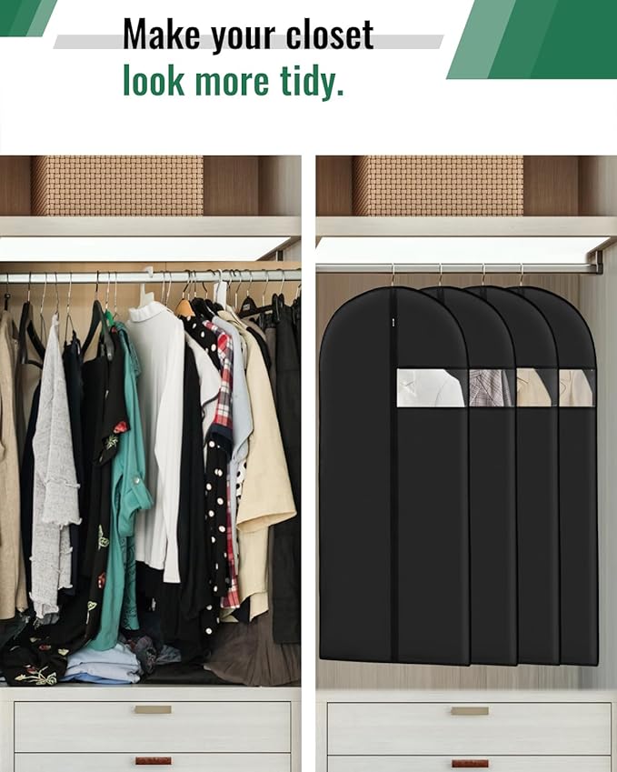 Garment Bags for Hanging Clothes (8 Packs)