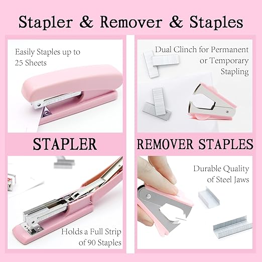 UPIHO Pink Office Kit