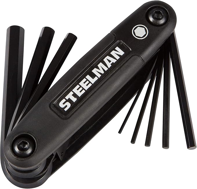 Steelman Portable Folding Hex Key Wrench Metric Multi-Tool