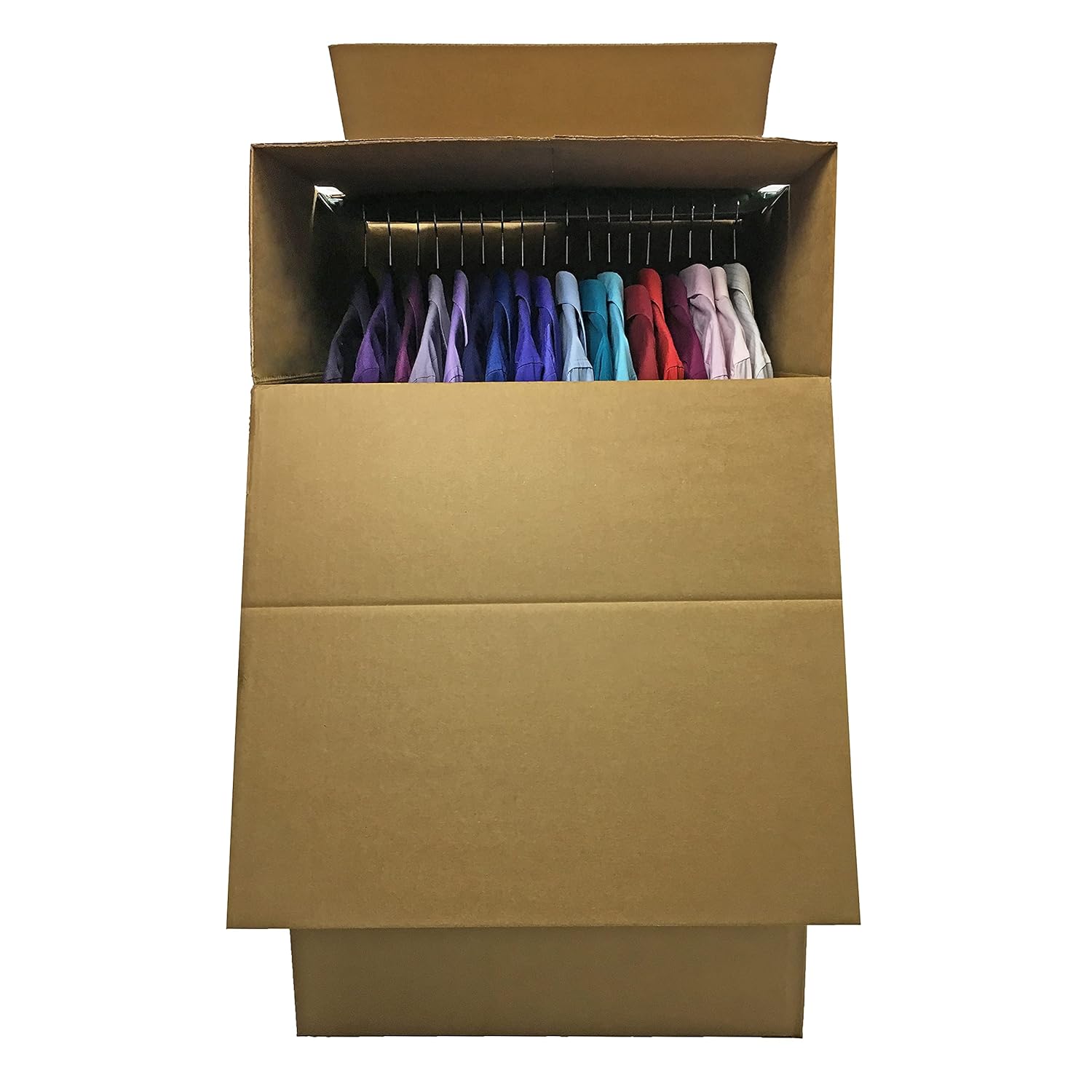 Uboxes 'Shorty' Space Saving Wardrobe Moving Boxes (Bundle of 6)