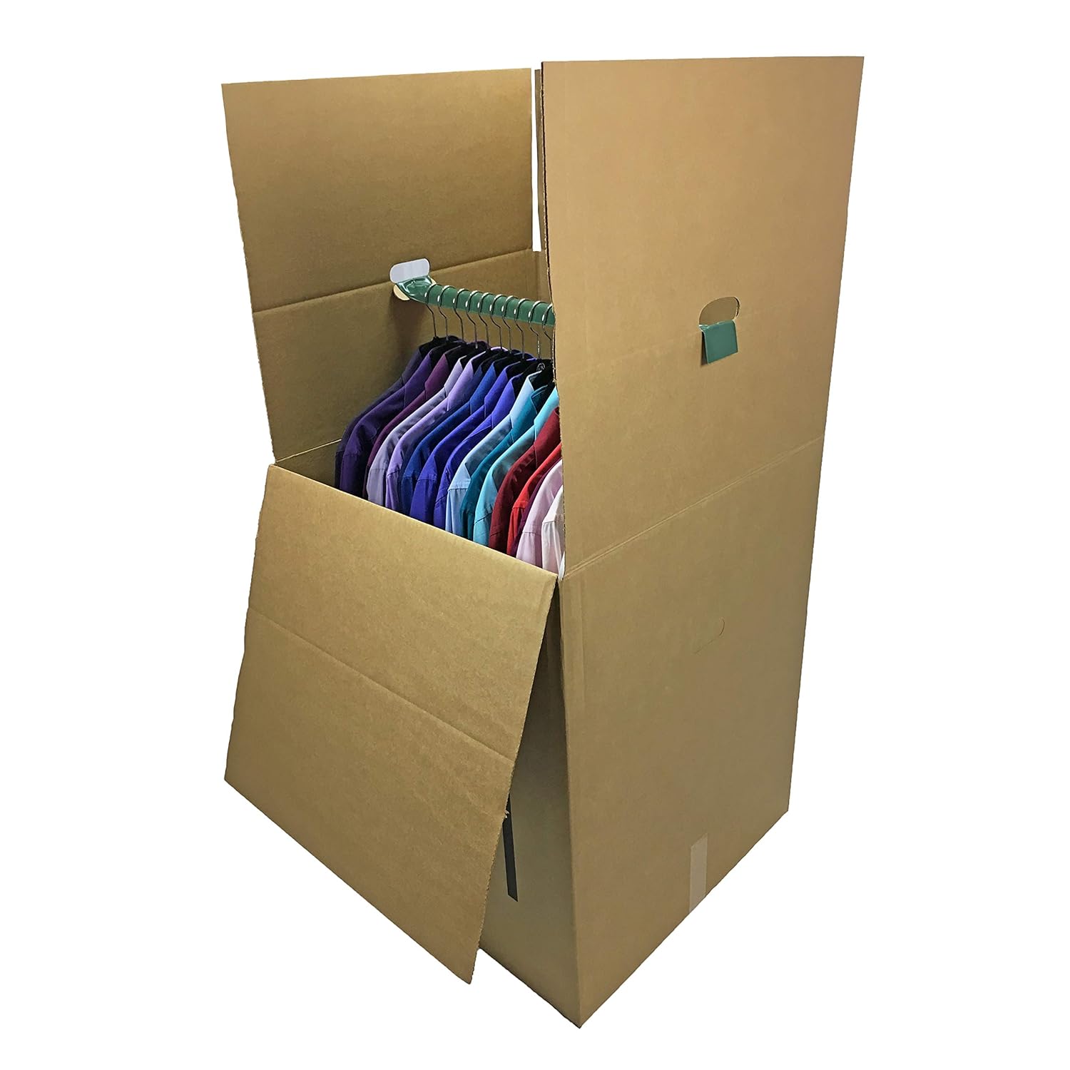 Uboxes 'Shorty' Space Saving Wardrobe Moving Boxes (Bundle of 6)