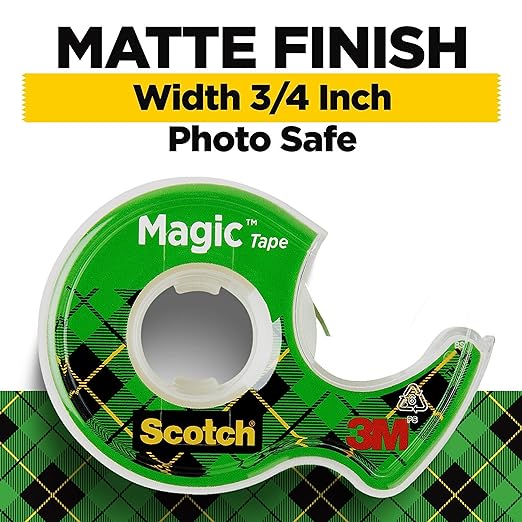 Scotch Magic Tape, Numerous Applications, Transparent