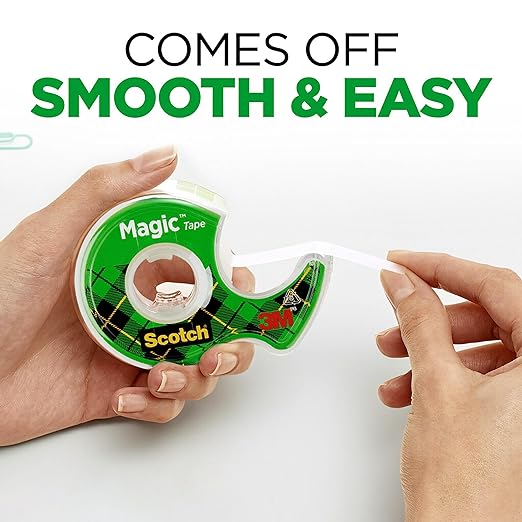 Scotch Magic Tape, Numerous Applications, Transparent