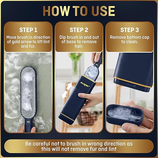 Reusable Fabric Lint Brush