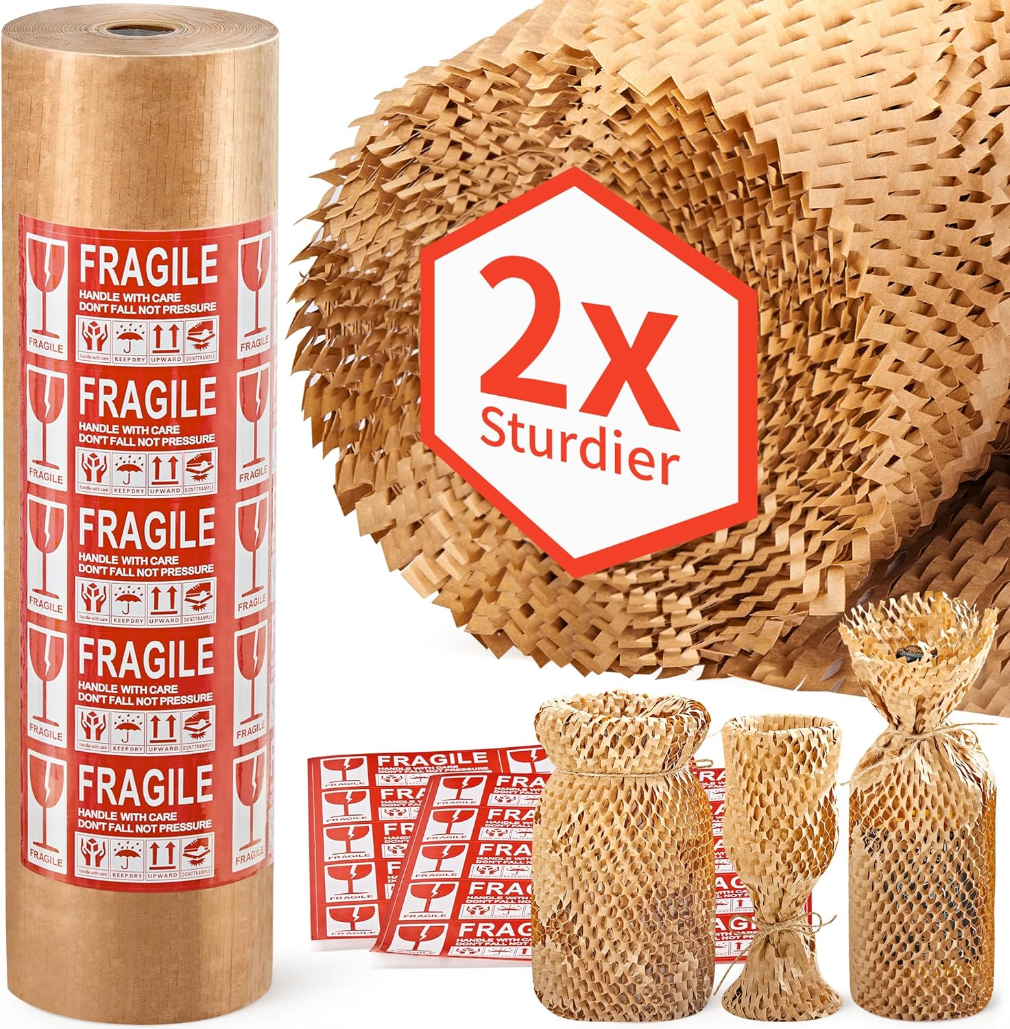 JARLINK Honeycomb Packing Paper