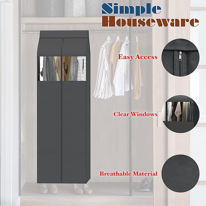 Simple Houseware Long Garment Storage Bag