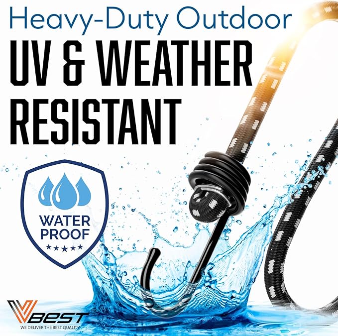 Heavy Duty Bungee Cords with Hooks