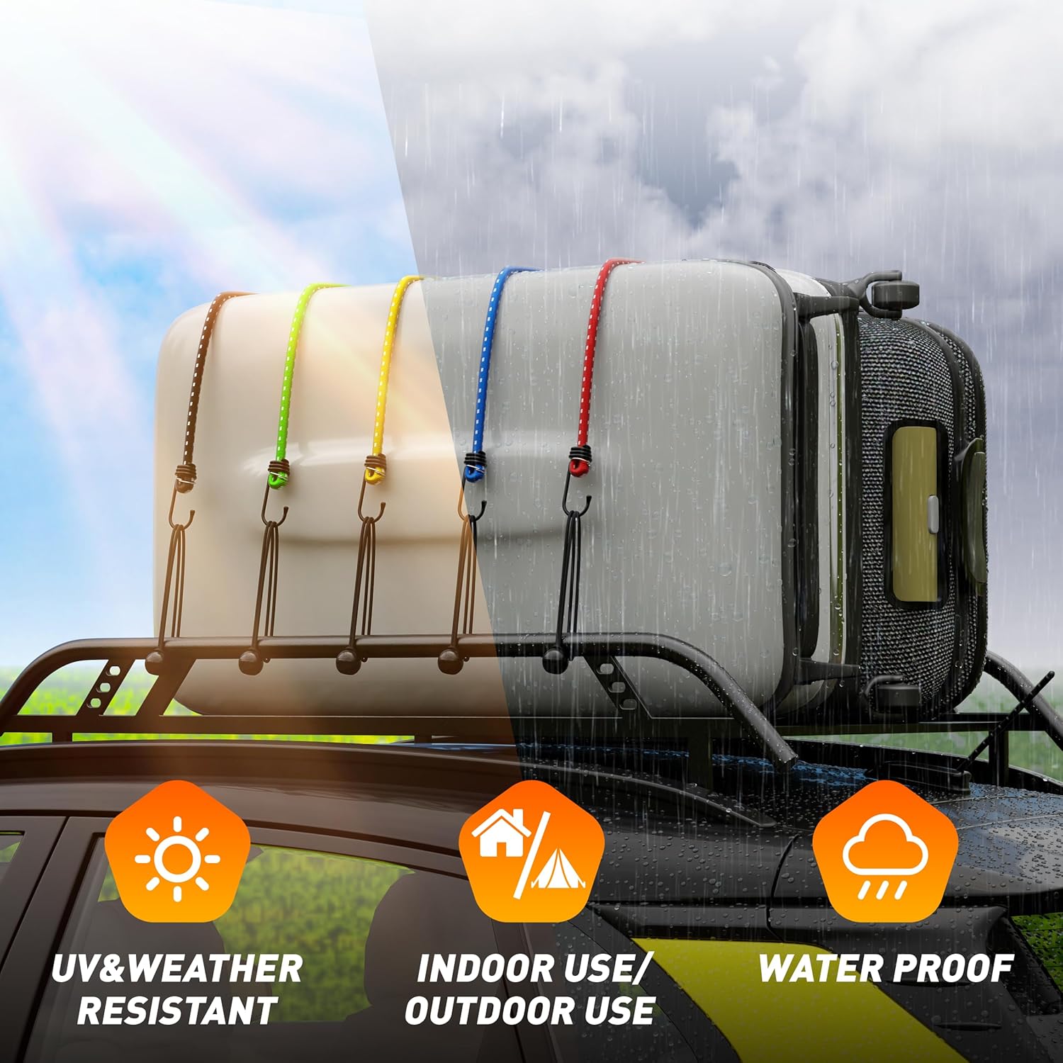 Heavy Duty Bungee Cords with Hooks