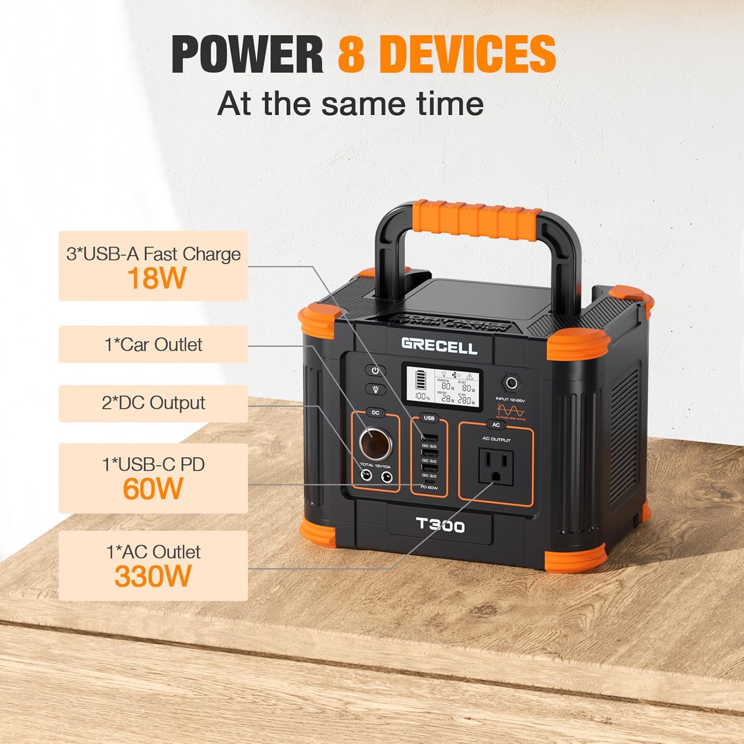 Portable Power Station 300W