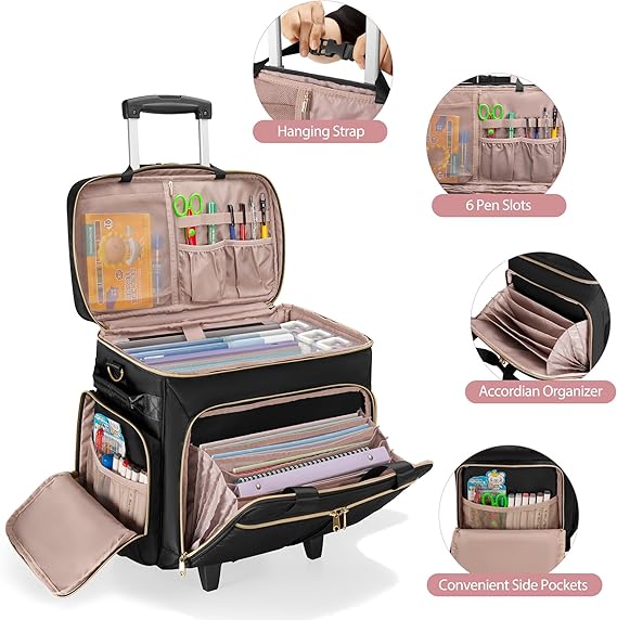 Rolling Teacher Bag